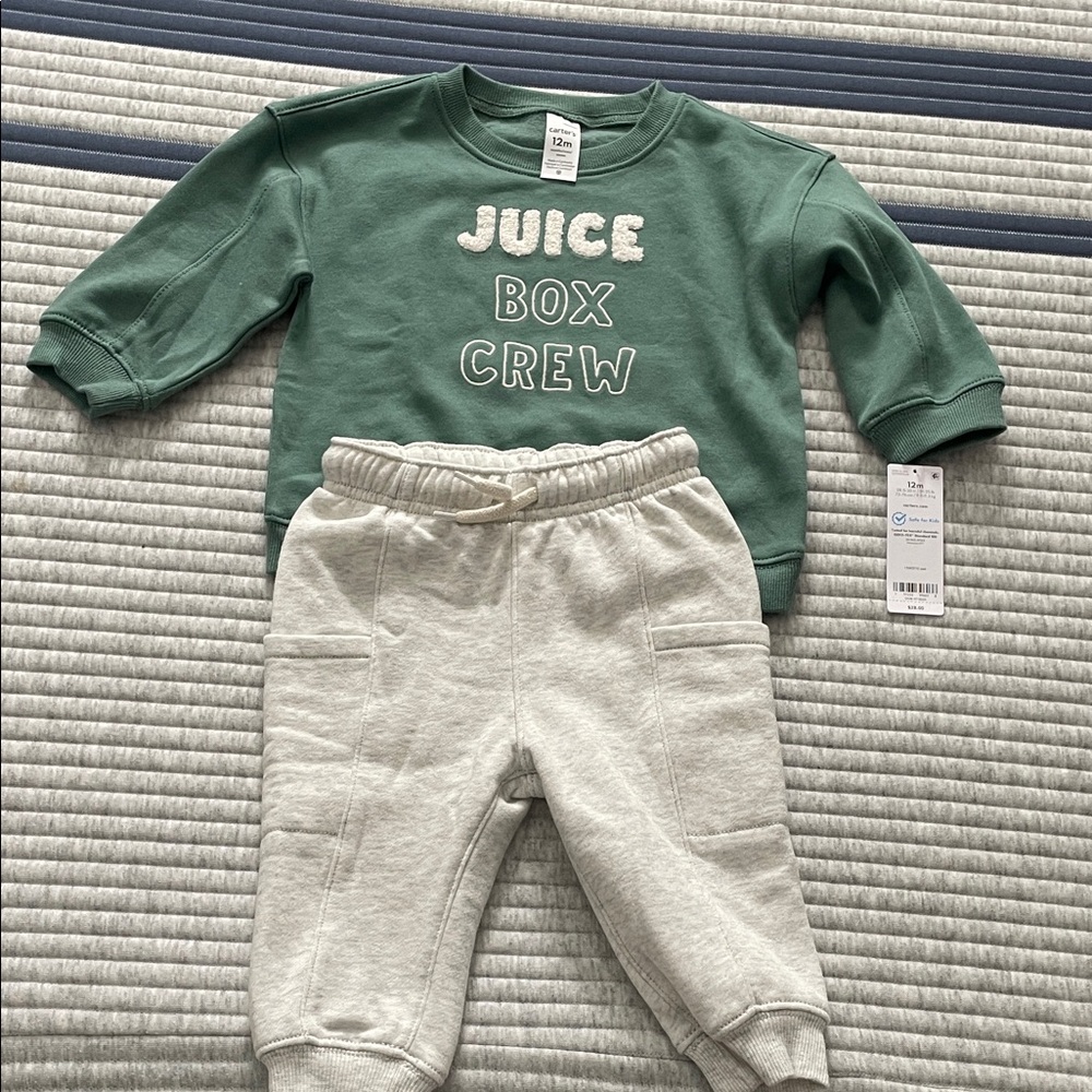 Carter’s toddler boy matching set.